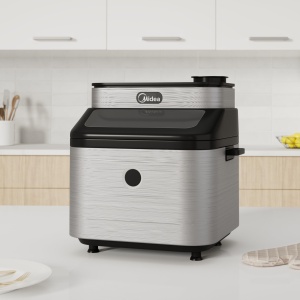 Friteuza cu aer cald Midea MF-CY75AB, 7L, 1650W, 8 programe, Timer 12h - Img 2