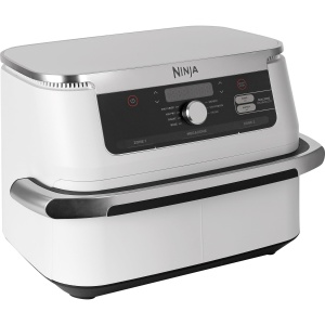 Friteuza cu aer cald Ninja AF500EUWH, 10.4 L, alba