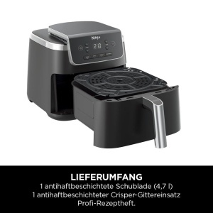 Friteuza cu aer cald Ninja PRO AF140EU, 4.7L, 2000W, Negru - Img 8