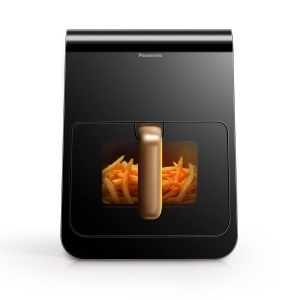 Friteuza cu aer cald Panasonic NF-CC600AXE, 6 l, 1450 W, negru cu detalii roz - Img 4