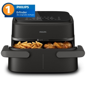 Friteuza cu aer cald Philips Airfryer 1000 Series NA15400, 7.1L, 10 functii - Img 2