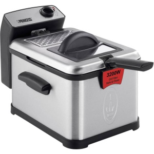 Friteuza cu aer cald Princess 183001, 3 litri, 3200W, argintie