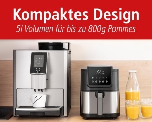 Friteuza cu aer cald Rommelsbacher FRH 1500 5L Tehnologie Hot Air Convection - Img 4