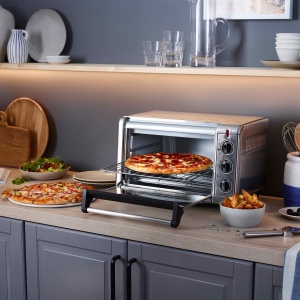 Friteuza cu aer cald si cuptor Russell Hobbs Express 26680-56, 20L, 1500W, inox - Img 2
