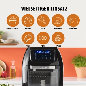 Friteuza cu aer cald Tristar FR-6964, 10 litri, 1800W, design modern - Img 5