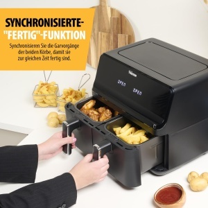 Friteuza cu aer cald Tristar FR-9026, 8L, 2700W, Negru - Img 5