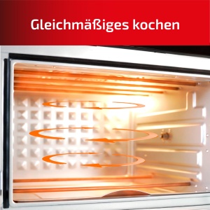 Friteuza cu aer Ufesa Magnum XXL, 23L, rezistenta dubla, economie de energie, 8 programe, 1800W, control digital, temperatura 230oC, 6 accesorii incluse, carcasa metalica - Img 4