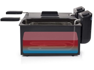 Friteuza cu ulei Princess 183028, 2 x 3 Litri, 3600 W, Negru - Img 9