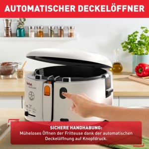 Friteuza Tefal FF1631 Filtra One | 1.900 W | Capacitate 1,2 kg | Sistem de ulei curat | Strecuratoare pentru reziduuri de prajit | Izolat termic | Alb sigur pentru masina de spalat vase - Img 5