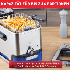 Friteuza Tefal Oleoclean Pro 3,5L 2300W cu Filtrare Automata, NegruInox - Img 3