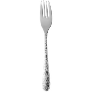 Furculita pentru desert WMF Sitello 158 cm Cromargan design Hammerschlag argintiu