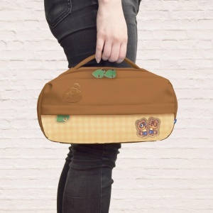 Geanta umar HORI Adventure Pack pentru Nintendo Switch 2, culoare maro, design animal crossing - Img 8