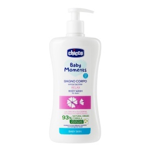 Gel de baie Chicco Baby Moments Relax 500 ml, formula naturala, dermatologic testat