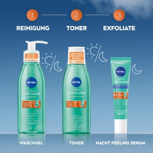 Gel de curatare facial NIVEA Derma Skin Clear, 150 ml, cu Salicilica si Niacinamida - Img 8