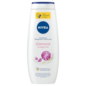 Gel de dus NIVEA Diamond Argan Oil, 500 ml, cu parfum floral