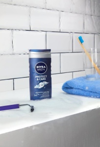 Gel de dus NIVEA MEN Protect Care 250ml cu Aloe Vera, pentru barbati - Img 6