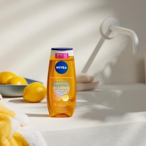 Gel de dus NIVEA Summer Happiness 250ml cu parfum NIVEA SUN, cu vitamine C si E - Img 3