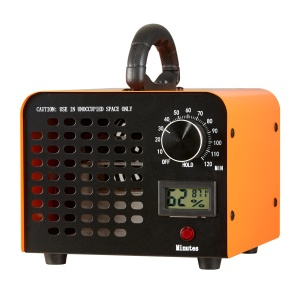 Generator de ozon VEVOR 12000mg/h Ozonizator 80W Purificator de aer 300m^2 Dispozitiv de ozon Renovarea cladirii Temporizator 0-120 minute Deodorizator Generator de ozon Indicator de umiditate Monitorizare inteligenta a climatului interior - Img 9