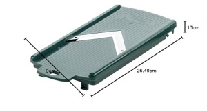 Genius Nicer Dicer Plus | 14 bucati | Feliator de fructe si legume | NOU, 26,5 x 9 x 13 cm, plastic, otel inoxidabil - Img 10