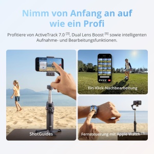 Gimbal pentru smartphone DJI Osmo Mobile 8 cu tracking avansat, 360 rotatie, 10 ore autonomie - Img 8