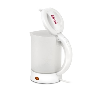 Girmi BL04 Ceainic de calatorie, capacitate 0,6 litri, 600 W, 2 cani, ceasca de masurare, alb - Img 4