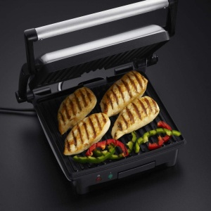 Gratar de contact Russell Hobbs 3 in 1 Gratar de masa - Placi deschise pentru gratar Panini si sandwich Gratar de contact - simultan din ambele parti  - Img 2
