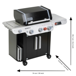 Gratar de jucarie Theo Klein 9445 cu accesorii pentru copii, din lemn, 74 cm - Img 7