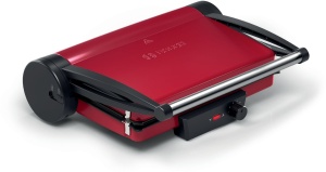 Gratar de masa Bosch TCG4104, gratar de contact 3 in 1, termostat continuu, canal de scurgere a grasimilor, placi de gratar detasabile din aluminiu, curatare usoara, 2000 W, rosu - Img 8
