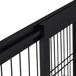 Gratar de siguranta Relaxdays, extensibil, 70-108 cm, negru - Img 7