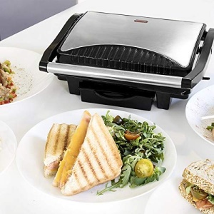 Gratar electric Cecotec Rockn Grill 1000 W, antiaderent, 25,4 x 17,5 cm, maner Cool-Touch - Img 3