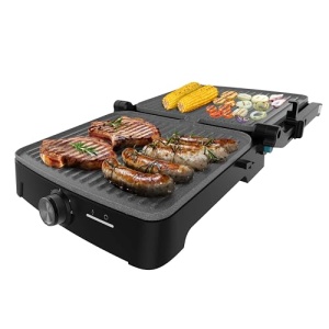Gratar electric Cecotec RocknGrill 2000, 2000W, deschidere 180, antiaderent - Img 2