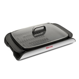 Gratar electric Girmi BQ91 2000W Placi antiaderente XL Capac sticla