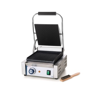 Gratar electric Hendi Kontaktgrill 1800W 230V temperatura reglabila pana la 300degC