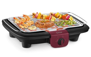 Gratar electric Tefal Easygrill BG90F5 2300W suprafata 870 cm2 negruburgundy - Img 4