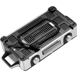 Gratar electric WMF Lono Master gratar electric 50x28 cm gratar electric Gratar de masa cu parbriz si tava de picurare certificat pentru exterior pent - Img 7