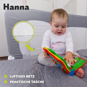 Grilaj de Protectie Lionelo Hanna 150 cm x 66 cm, pliabil, retea respirabila - Img 5