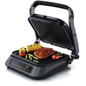 Grill de Contact Arendo 1900W cu Control Digital, 7 Programe, Culoare Gri