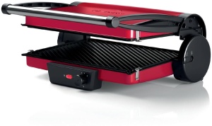 Grill Electric Bosch TCG4104, 2000 W, 3-in-1, Compact, Rosu - Img 4