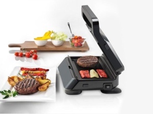 Grill electric Braun SnackMaker 5 SM5001, 800W, cu placi detasabile, negru - Img 2