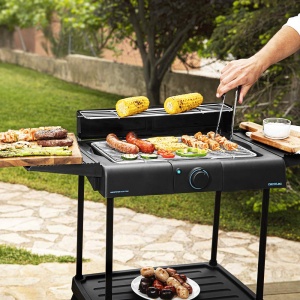 Grill electric Cecotec PerfectSteak 4250, 2400 W, inox, 3 inaltimi - Img 2