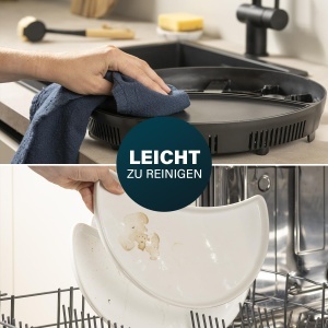 Grill electric Princess Dinner4All 103080 pentru 4 persoane, cu plite ceramice detasabile - Img 4
