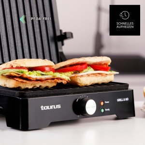 Grill electric Taurus GR1500X, 1500W, 180 deschidere, antiaderent - Img 7