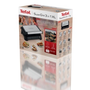 Grill electric Tefal SuperGrill 3in1, 2200 W, suprafata 800 cm, negrusilver - Img 9