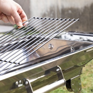 Grill portabil InnovaGoods din inox, usor de curatat, ideal pentru camping si picnic - Img 8