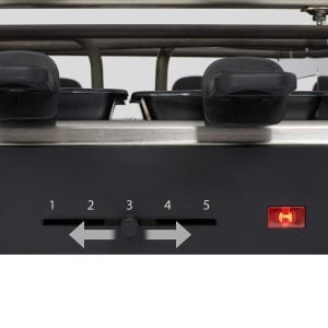 Grill Raclette Cloer 6446 cu 8 Tavi, Placa Aluminiu, 1200W - Img 5
