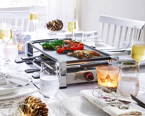Grill Raclette Rommelsbacher RCC 1500 1500W 8 persoane Antiaderent - Img 4