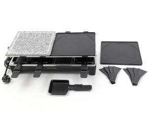 Grill Raclette ROMMELSBACHER RCS, 1350W, 8 Pfannchen, NegruInox - Img 3