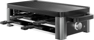 Grill Raclette WMF Master 8 Persoane, 1500 W, Negru Mat, Cu Control Temperatura