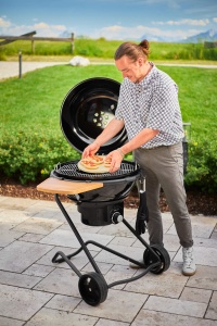 Grillrost ROSLE VARIO, Gratar din inox pentru Kugelgrill 60 cm, argintiu - Img 3
