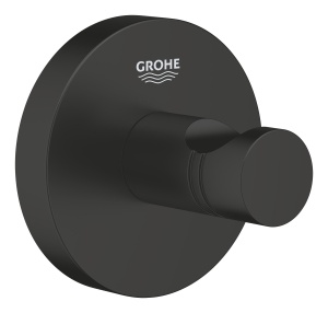 GROHE Start 411732430 Cuier Bademantel Negru Mat Montare Fara Gauri